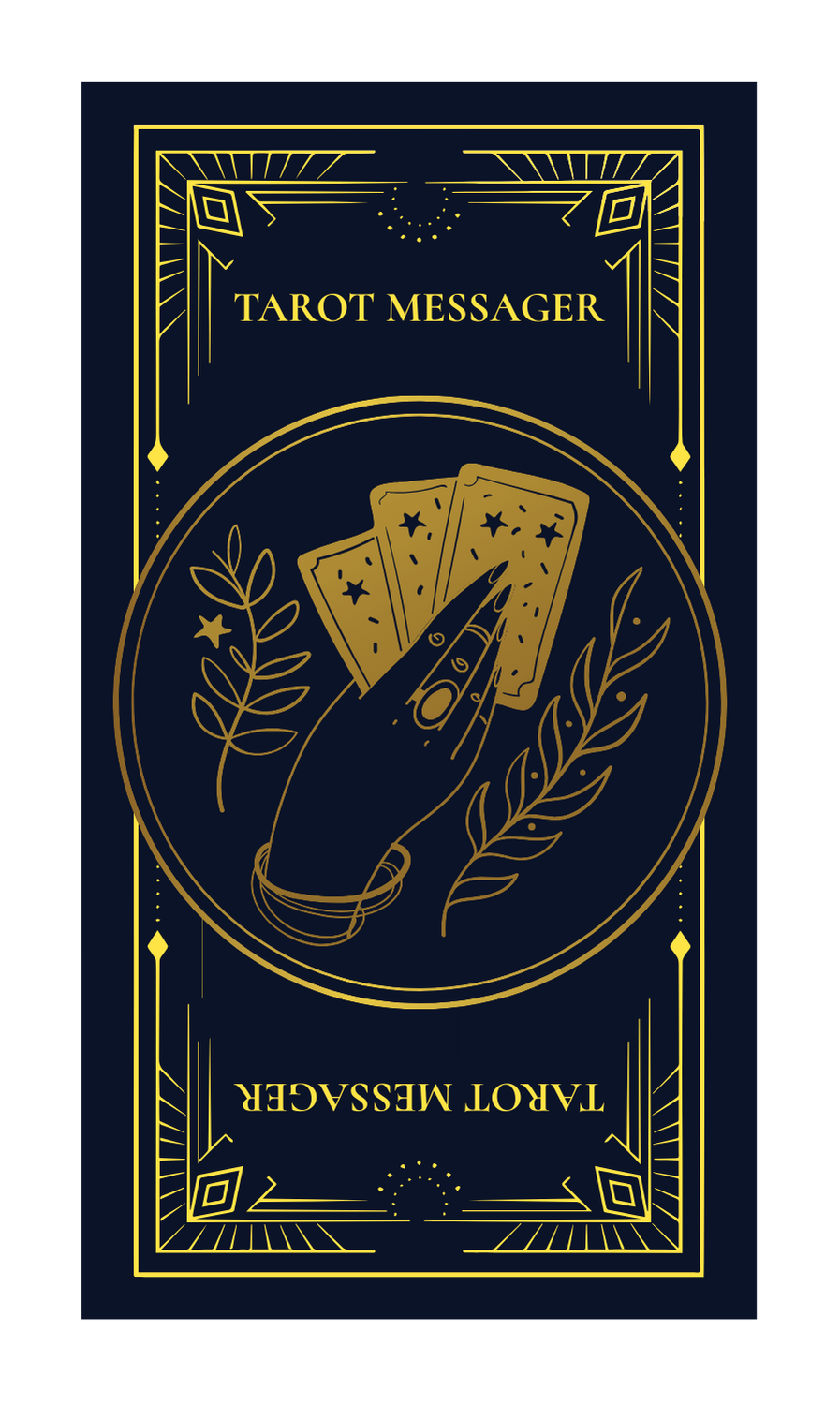 Dos du Tarot Messager