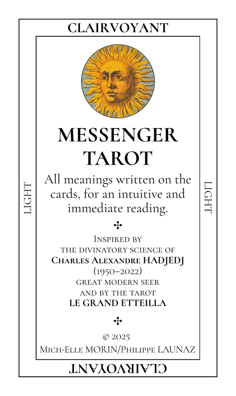 Face du Tarot Messager